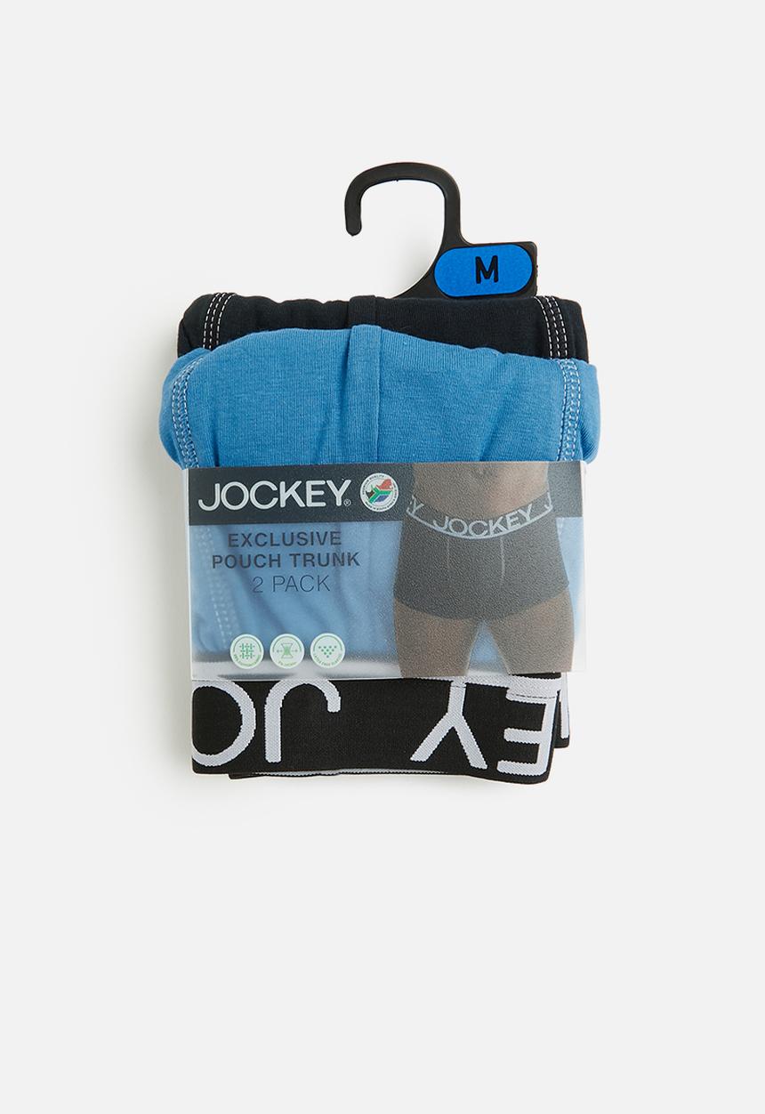 Jockey - 2 Pack exclusive pouch trunk - blue & black