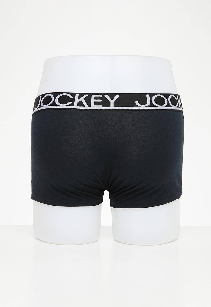 Jockey - 2 Pack exclusive pouch trunk - blue & black