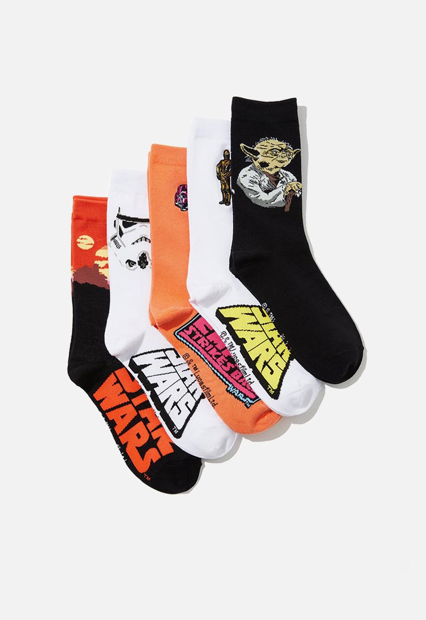 Cotton On - Tin of socks - lcn luc star wars multi 