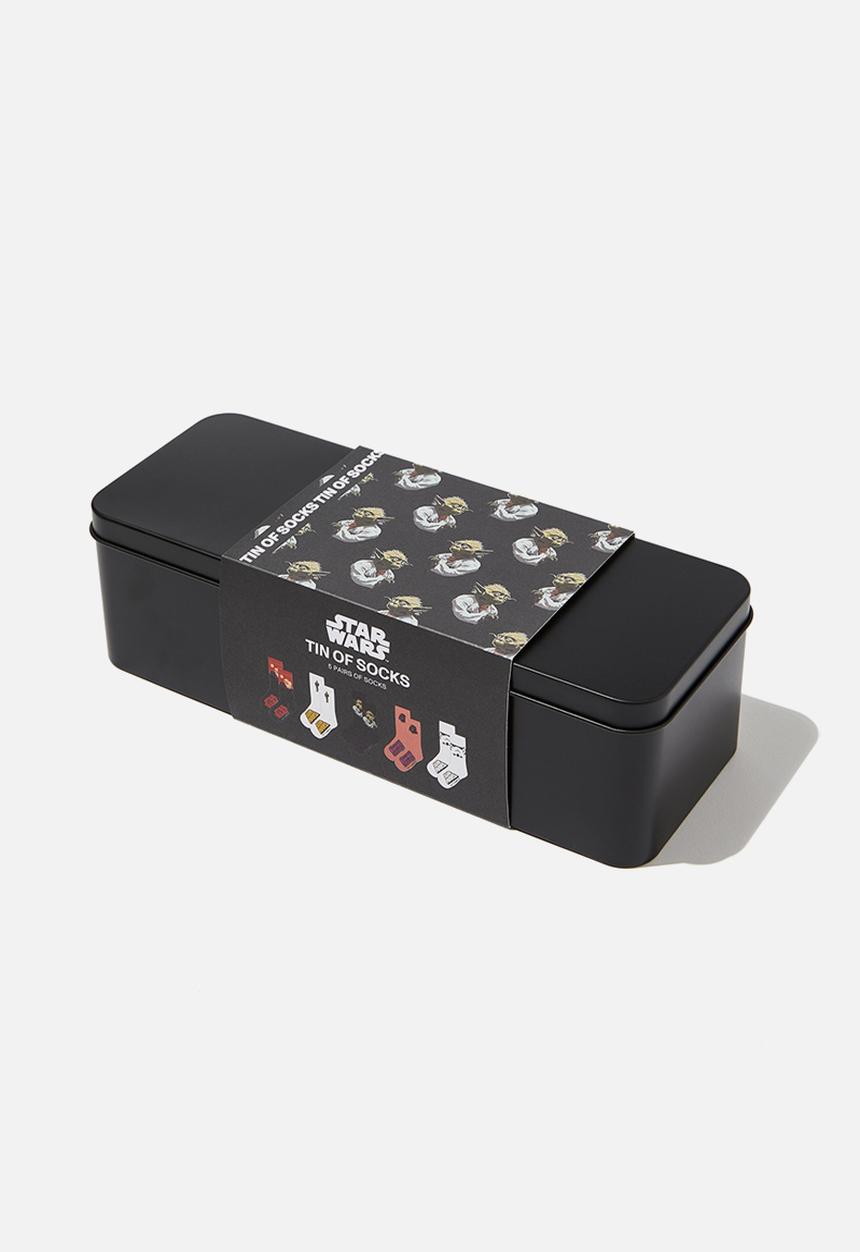 Cotton On - Tin of socks - lcn luc star wars multi 