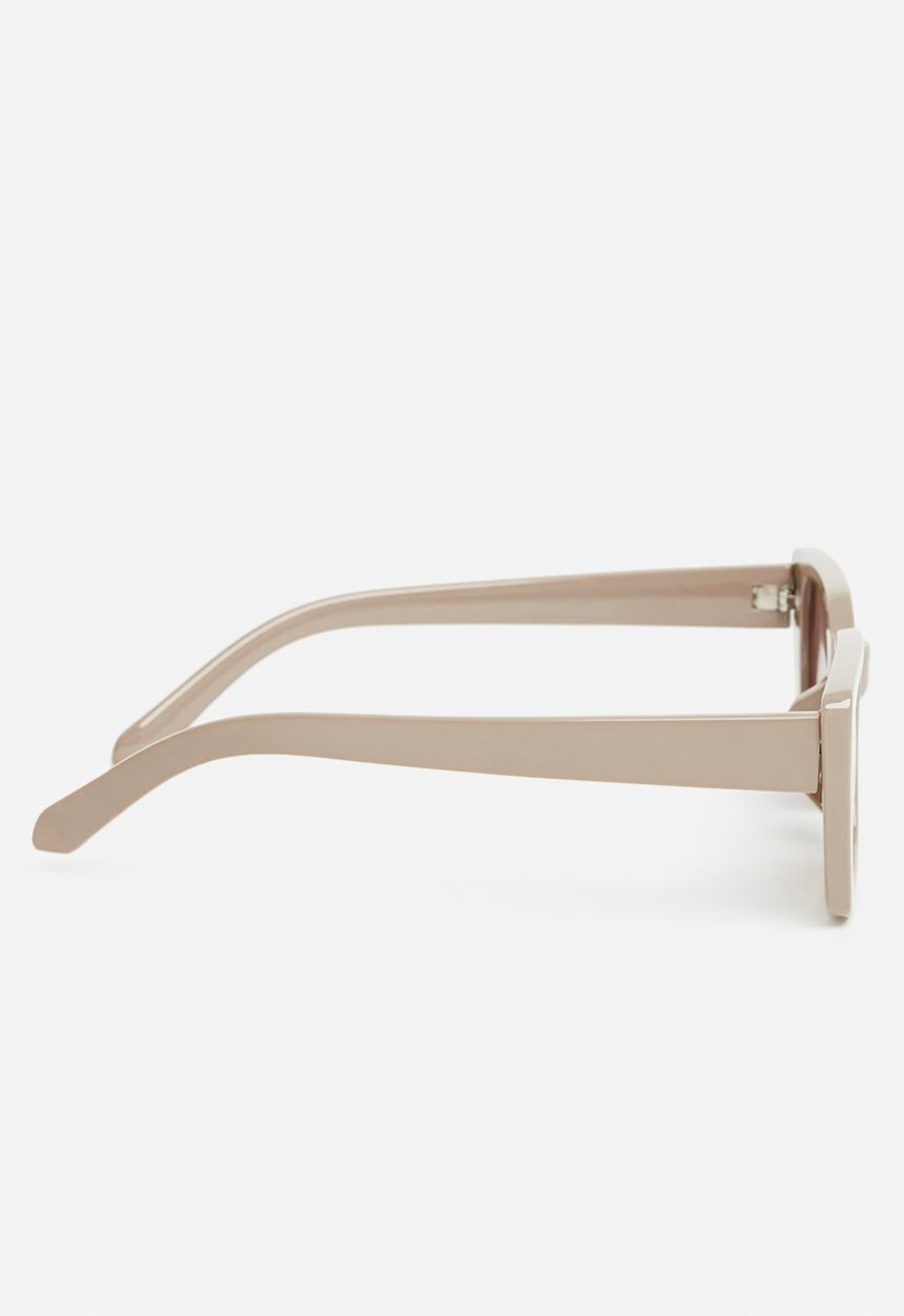Superbalist - Kaley square sunglasses - beige