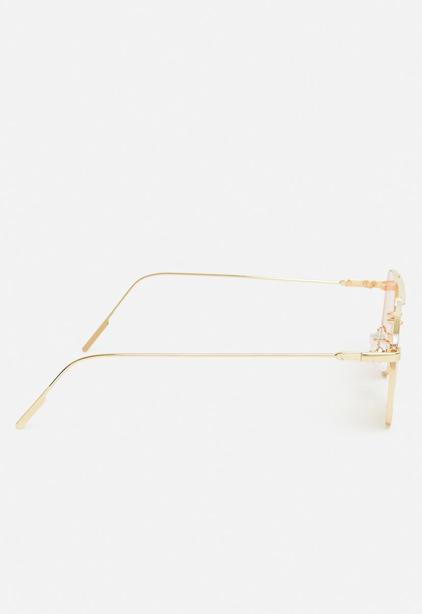 Superbalist - Connor retro sunglasses - yellow