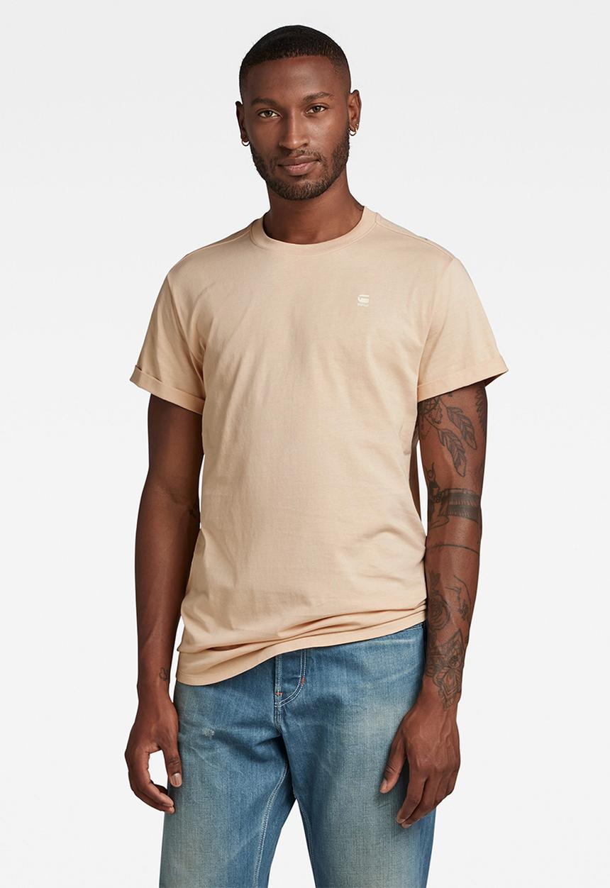 G-STAR - Lash r t s\s compact jersey o - ivory cream