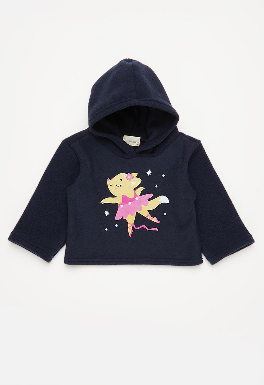 Superbalist - 2 pack polar fleece hoodie - grey & cerise pink