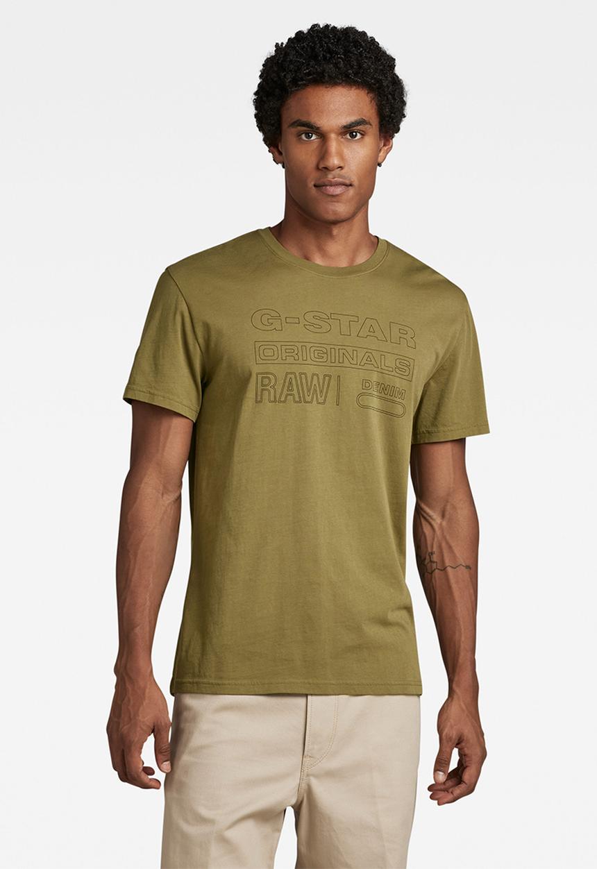 G-STAR - Originals r t compact jersey i o - smoke olive