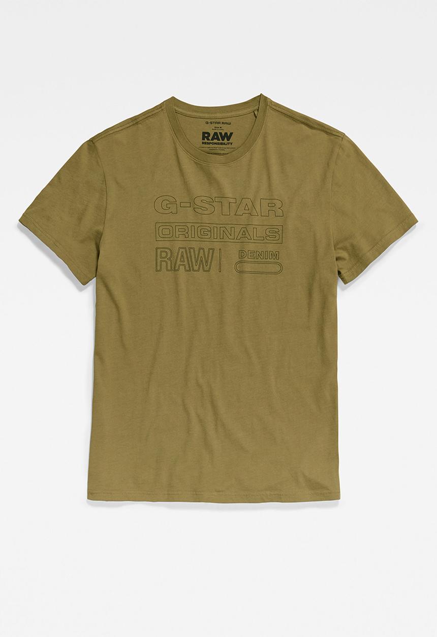 G-STAR - Originals r t compact jersey i o - smoke olive