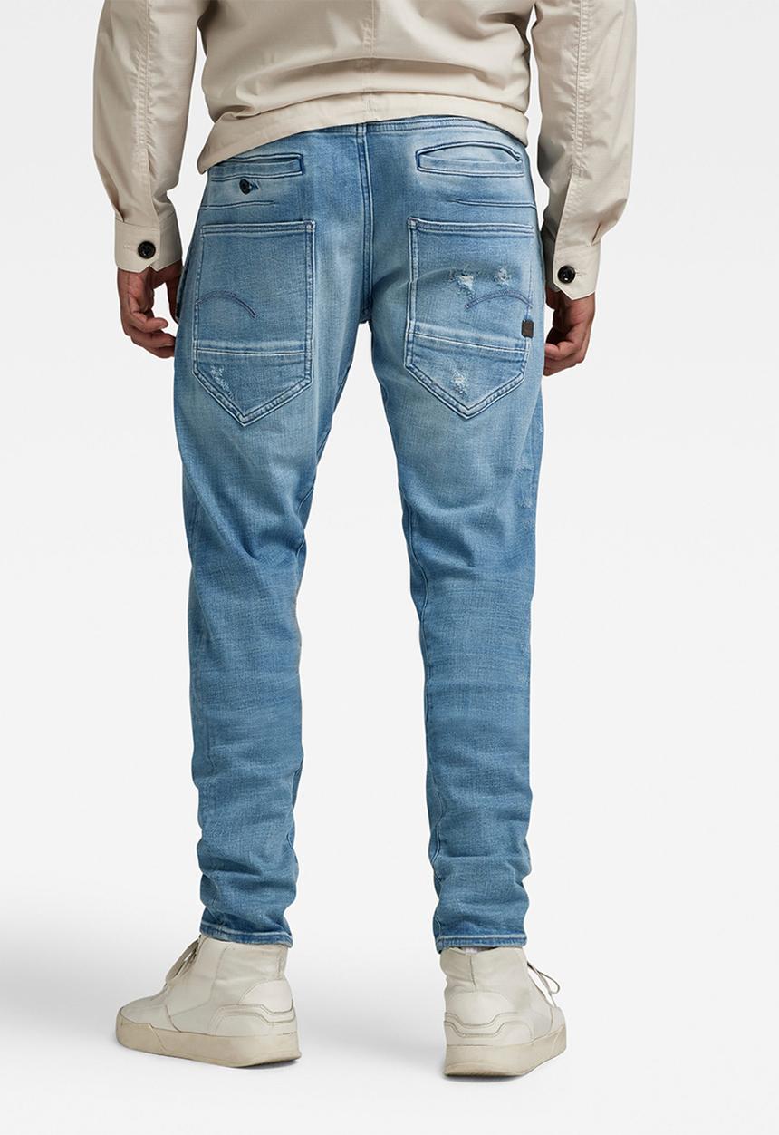 G-STAR - D-staq 3d slim heavy elto pure superstretch - sun faded denver restored