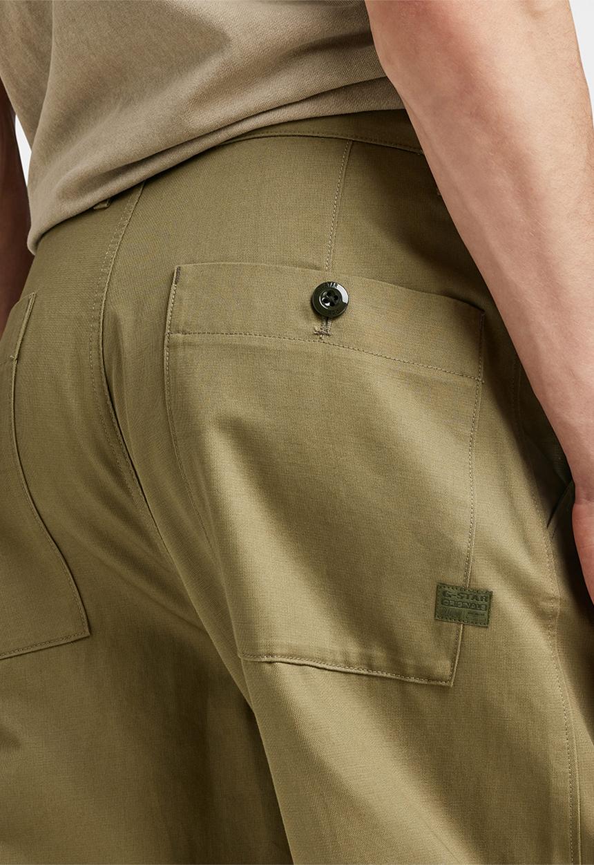 G-STAR - Worker chino relaxed draper dobby - smoke olive