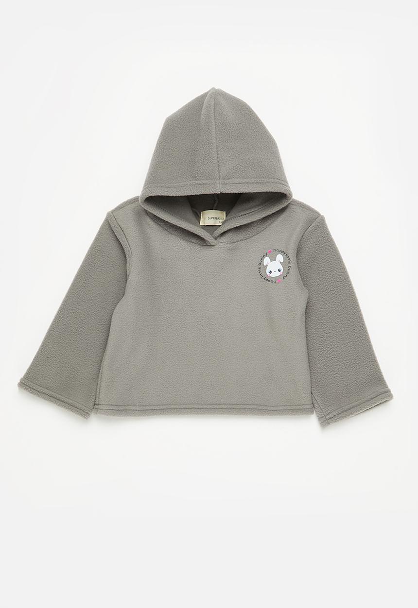 Superbalist - 2 pack polar fleece hoodie - cerise & light grey