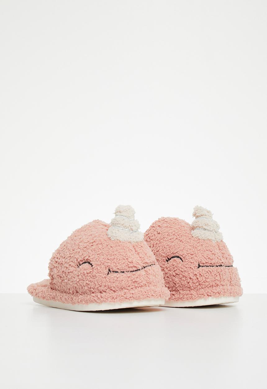 Pop Candy - Girls unicorn slipper - pink