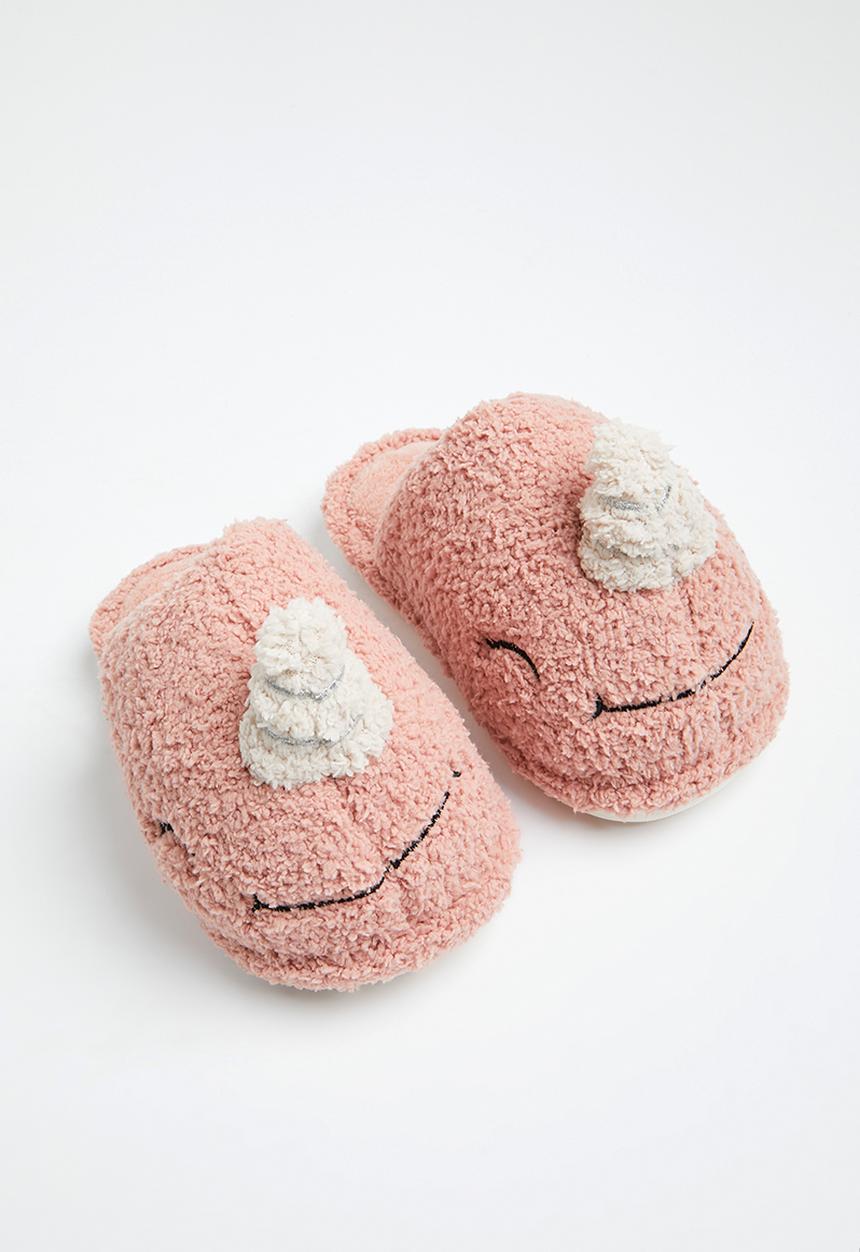 Pop Candy - Girls unicorn slipper - pink