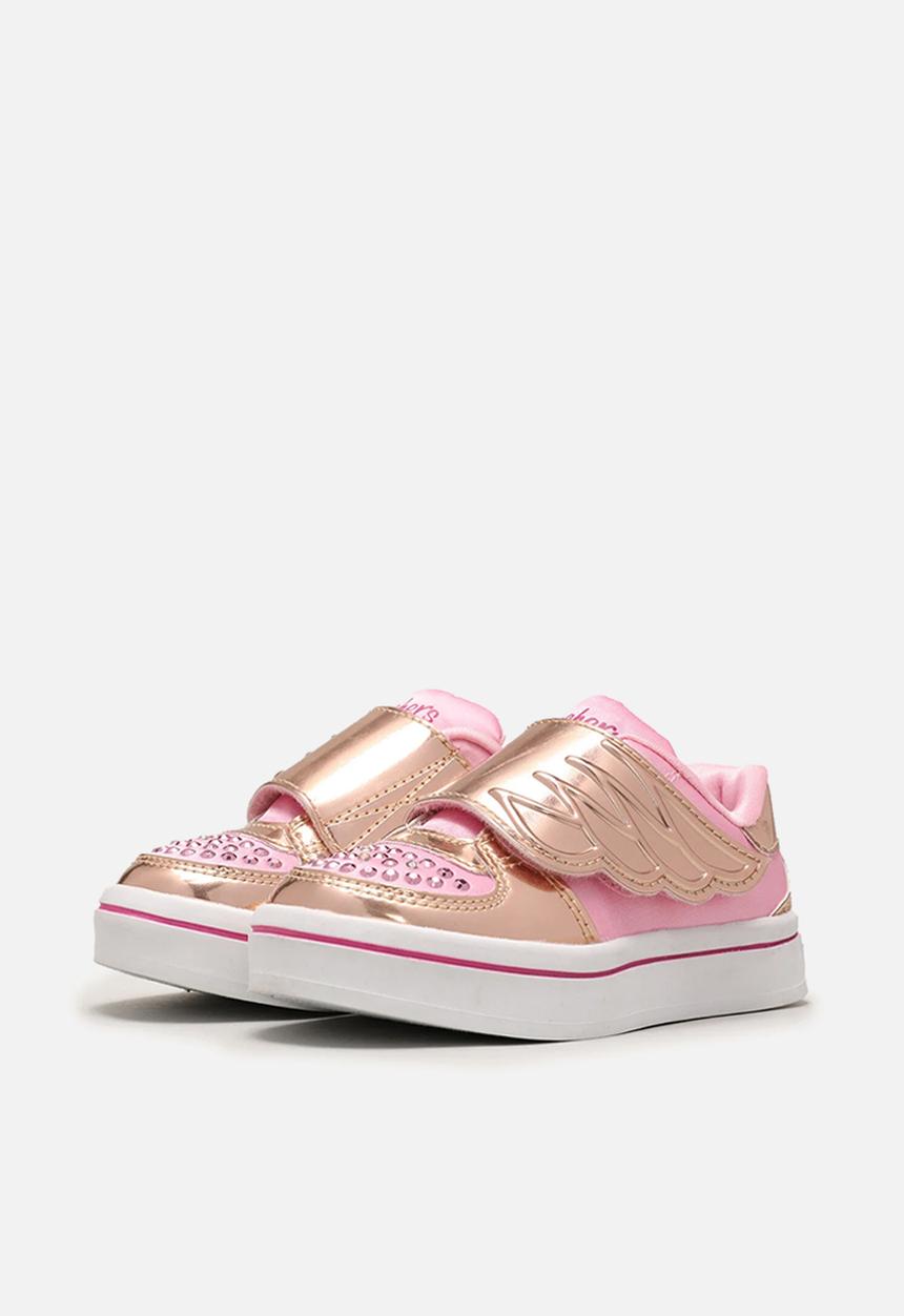 Skechers - Twi-Lites - gold & pink