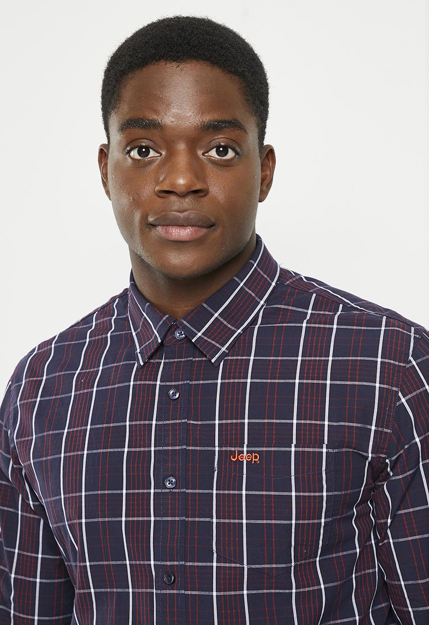 JEEP - Long sleeve yarn dyed check - multi