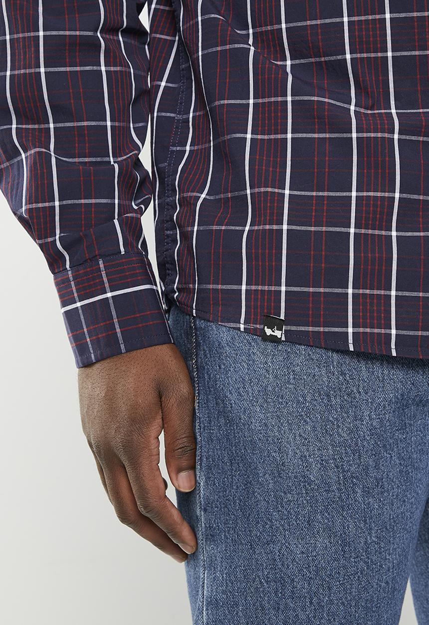 JEEP - Long sleeve yarn dyed check - multi