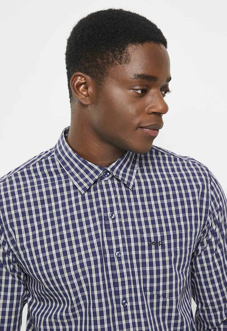 JEEP - Long sleeve yarn dyed check - multi
