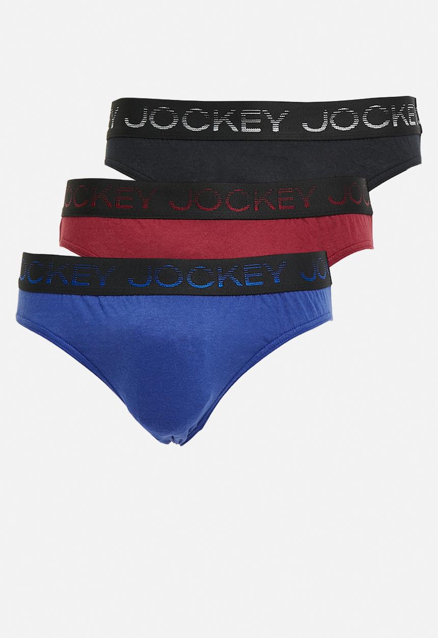 Jockey - 3 Pack graded elastic loe skants - multi 
