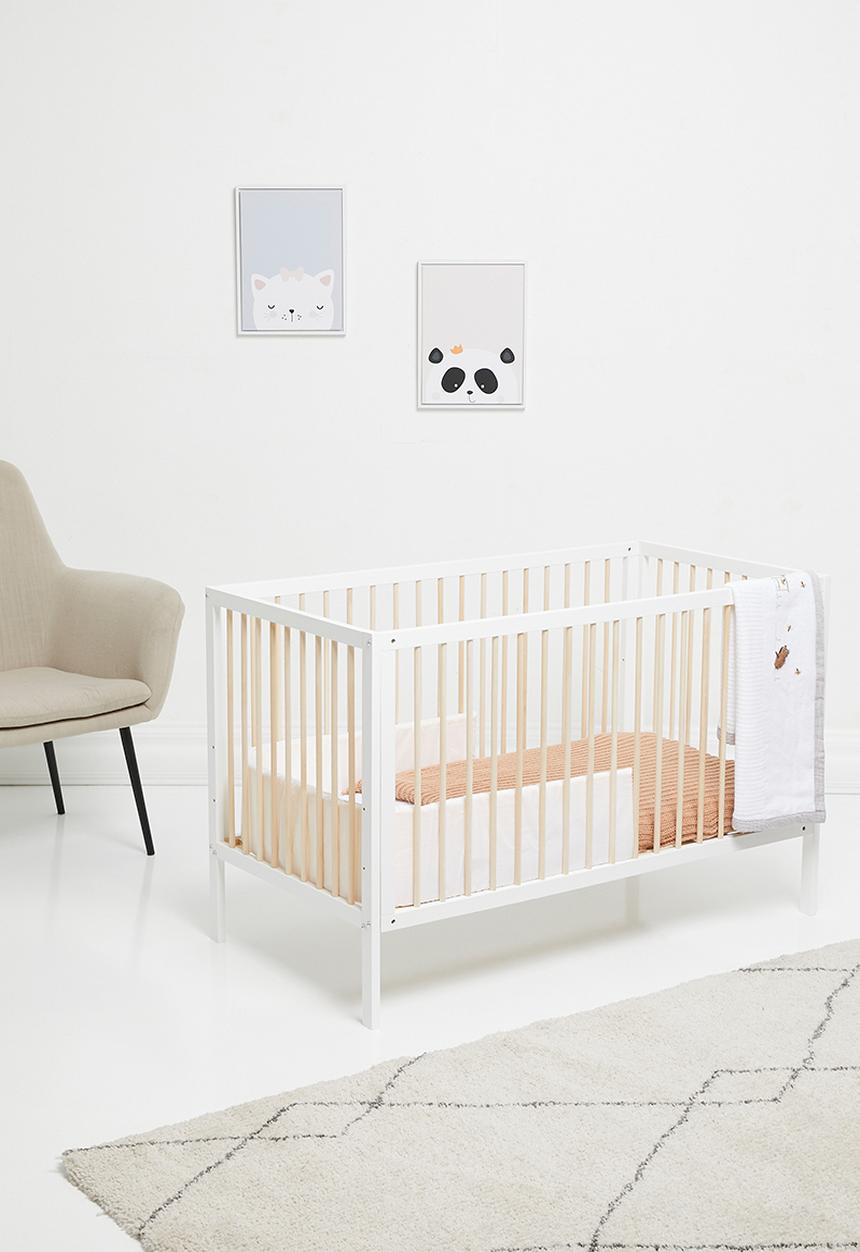 Sixth Floor - Cheshire adjustable cot - white