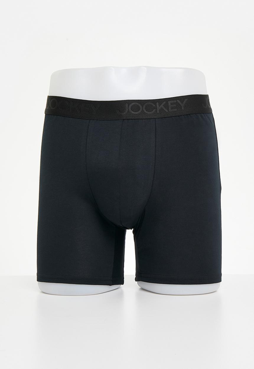 Jockey - Classic cotton stretch Long Leg - Black