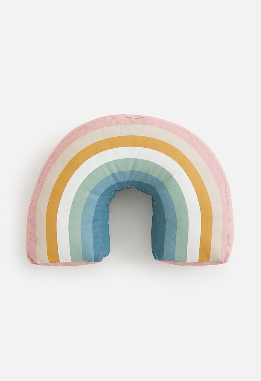 H&M - Rainbow cushion - pink/multicoloured