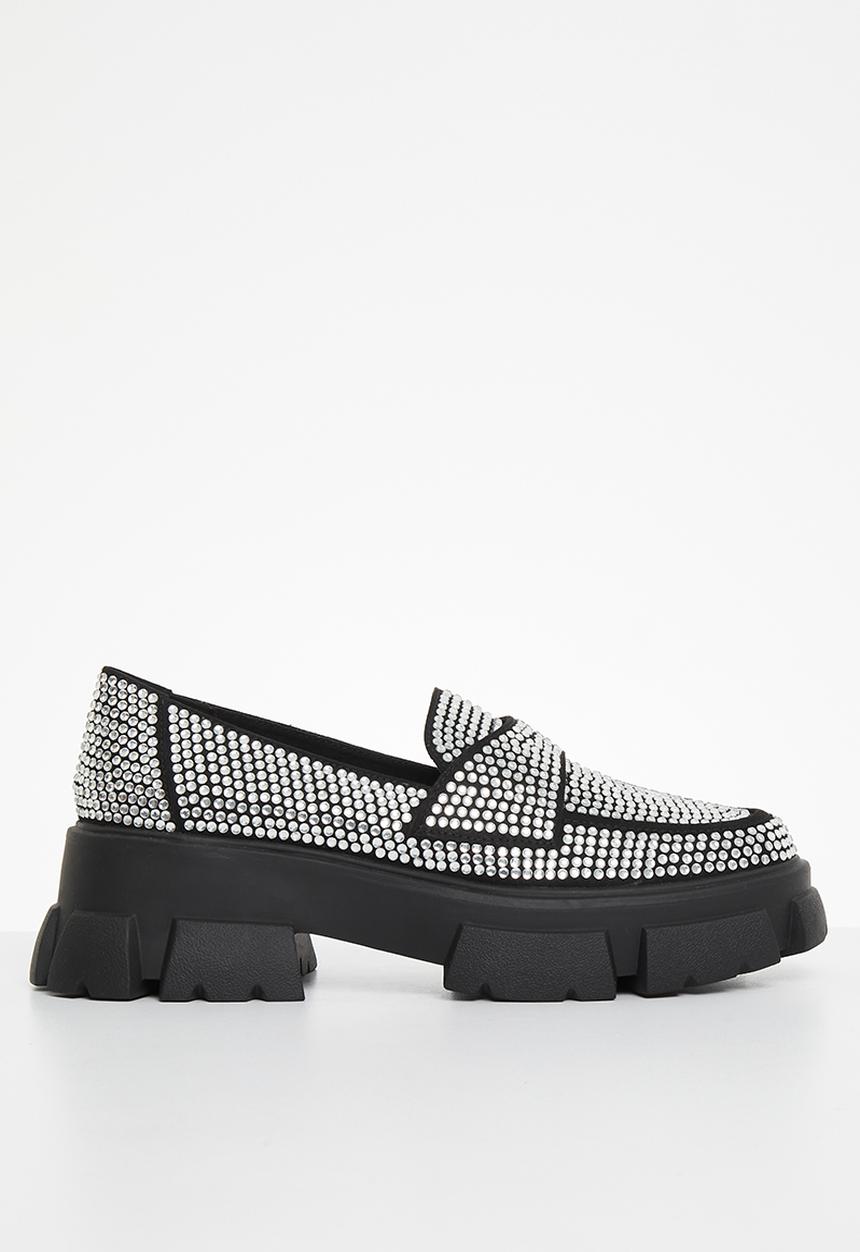 Steve Madden - Trifecta-r loafer - rhinestone