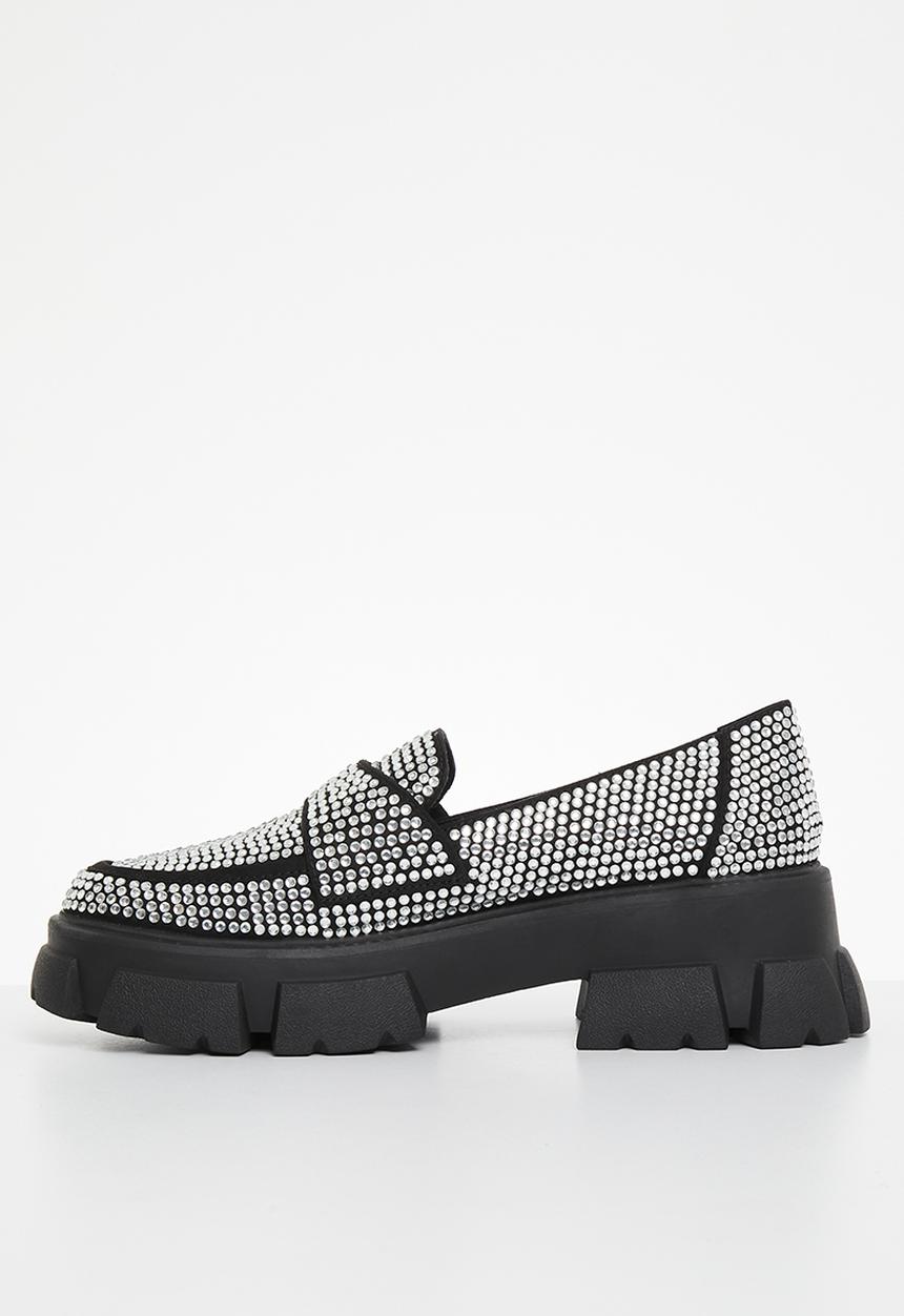 Steve Madden - Trifecta-r loafer - rhinestone