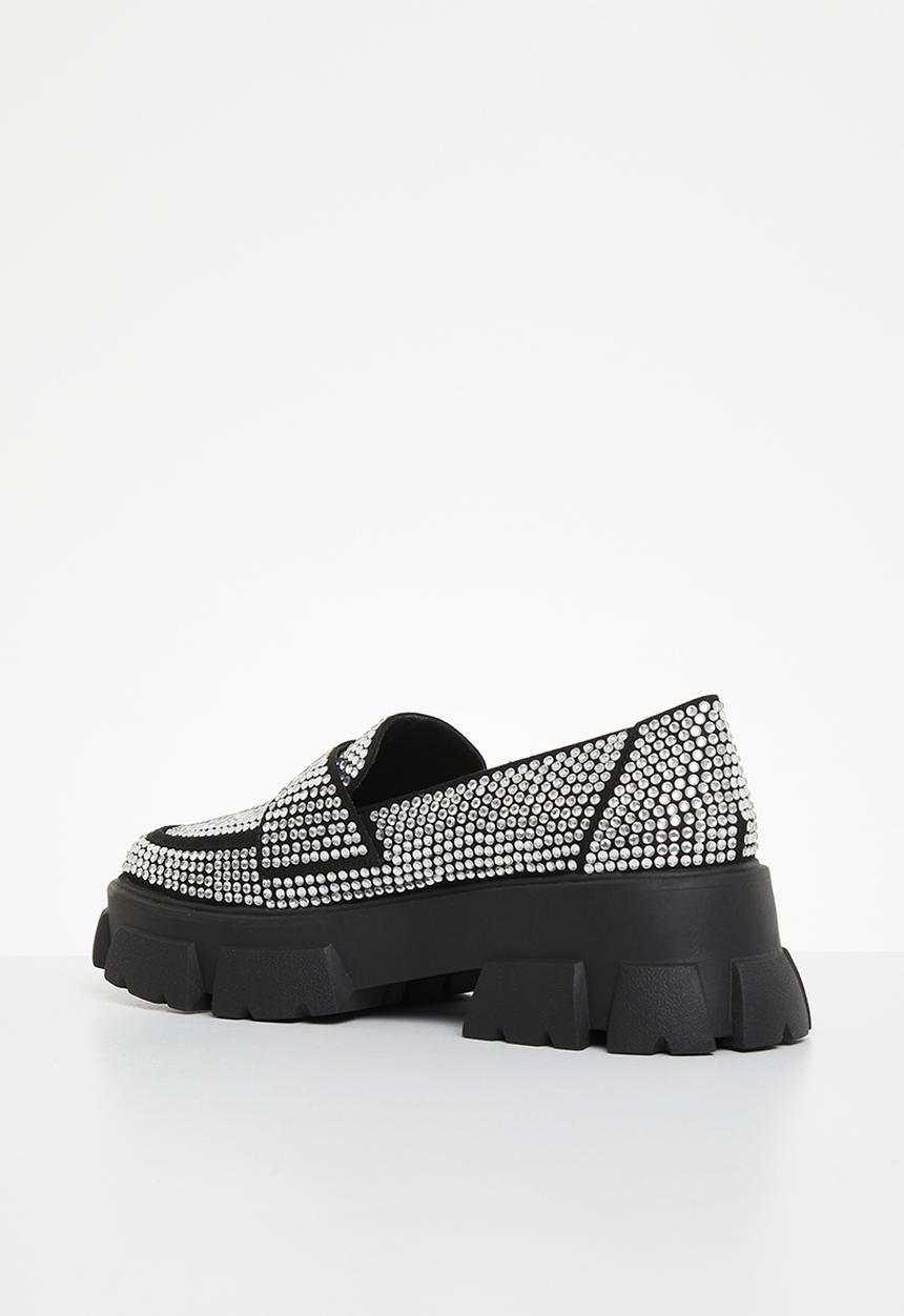 Steve Madden - Trifecta-r loafer - rhinestone