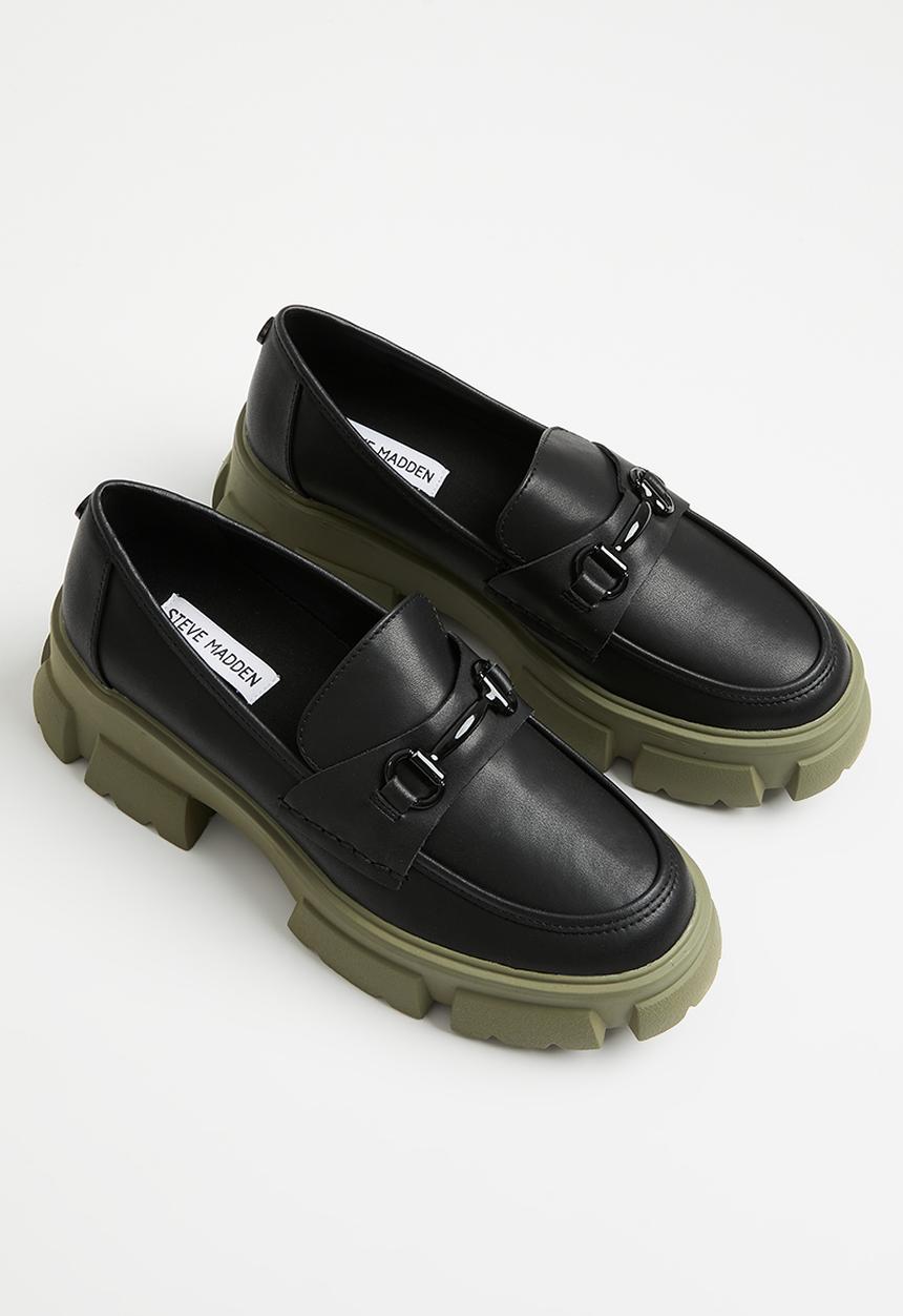 Steve Madden - Trifecta loafer - black/olive