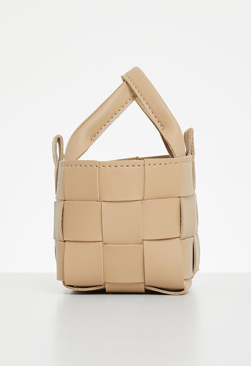 Pop Candy - Girls crossbody bucket bag - beige