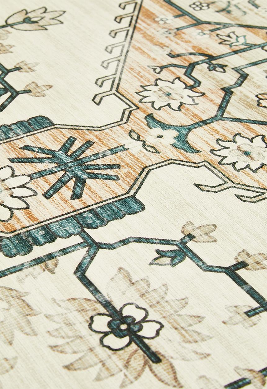 Fotakis - Option rug - antique sandy & dark blue