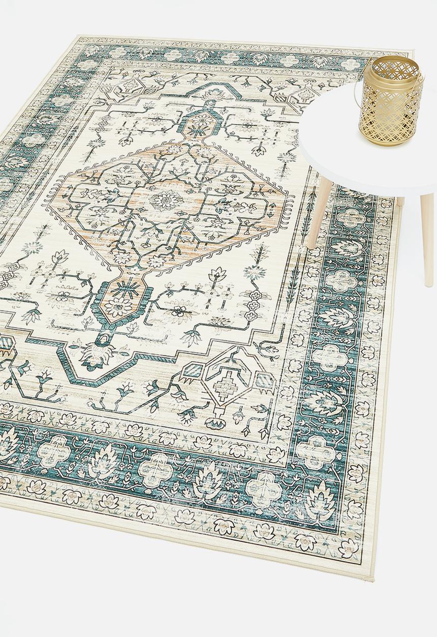Fotakis - Option rug - antique sandy & dark blue