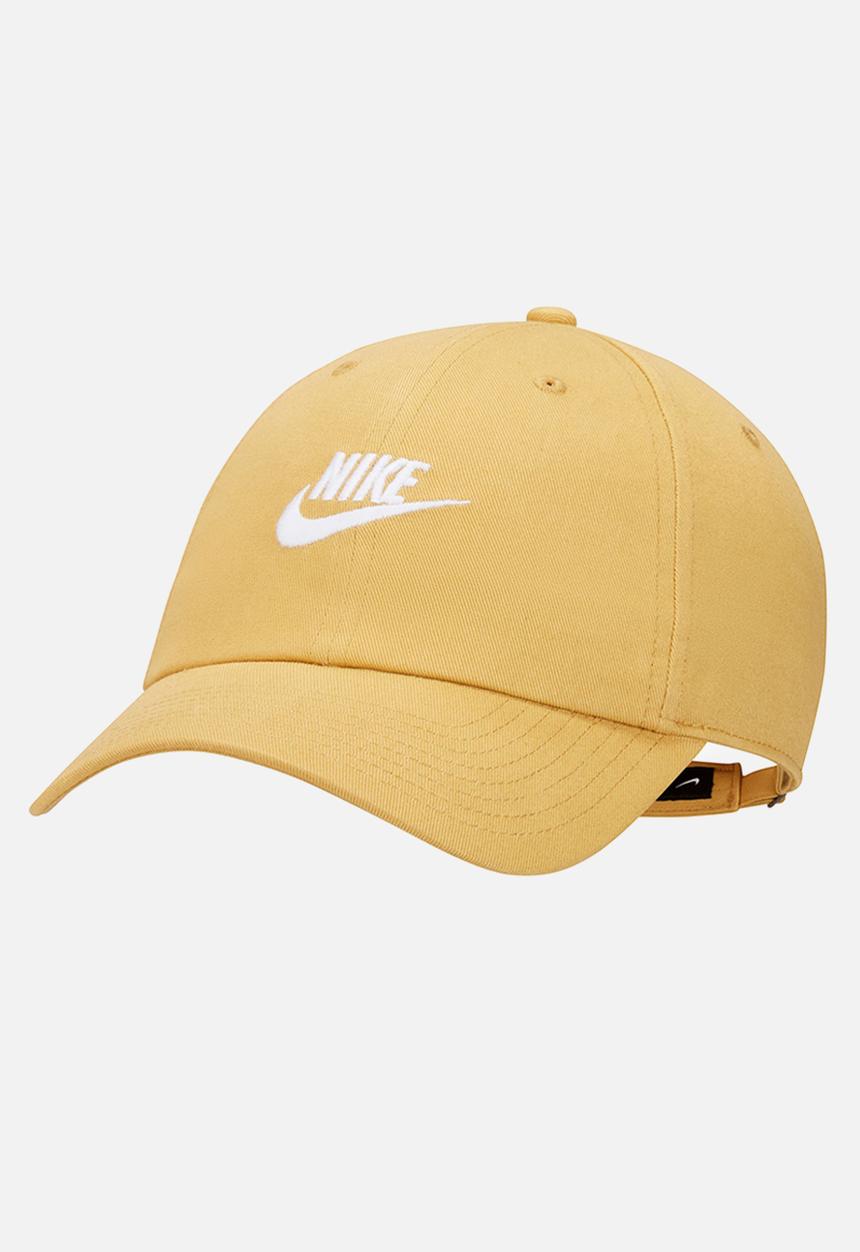 Nike - U nsw h86 futura wash cap - wheat gold & white