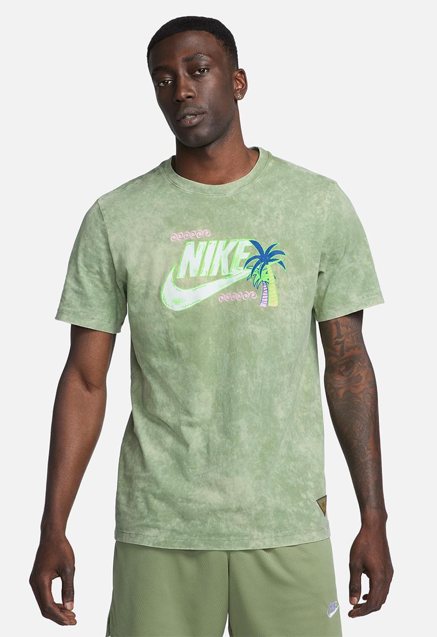 Nike - M nsw tee beach party hbr - oil green