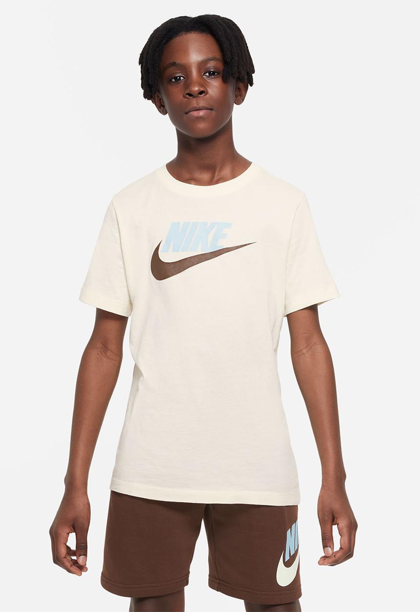 Nike - B nsw tee futura icon td - coconut milk