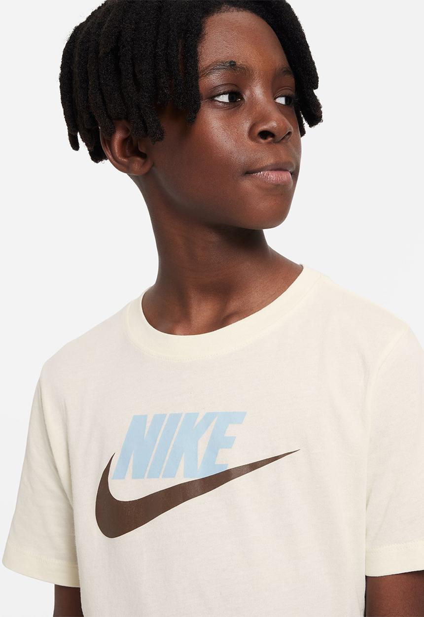 Nike - B nsw tee futura icon td - coconut milk