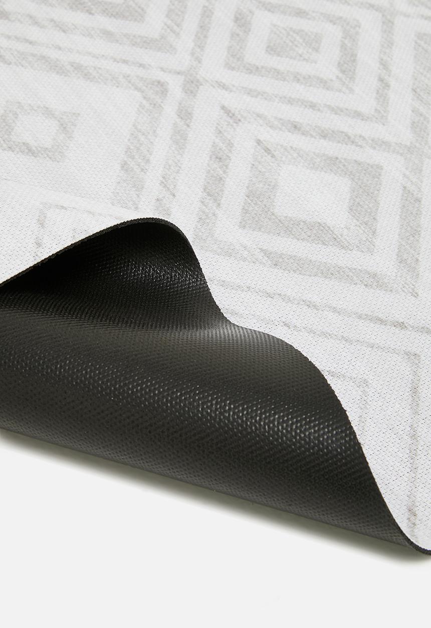 Fotakis - Marquise vinyl kitchen/patio runner - black