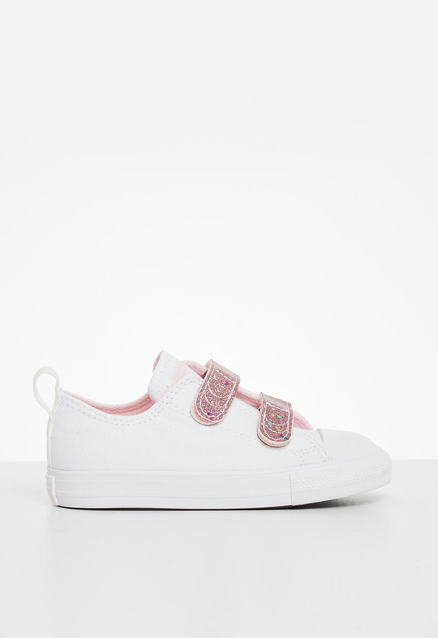 Converse - Chuck taylor all star 2v ox - white/sunrise pink/white