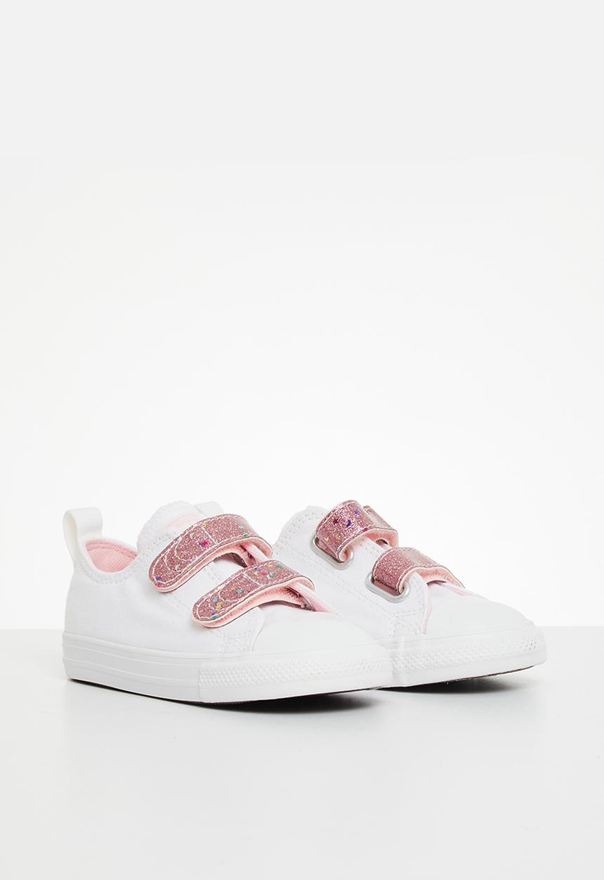 Converse - Chuck taylor all star 2v ox - white/sunrise pink/white