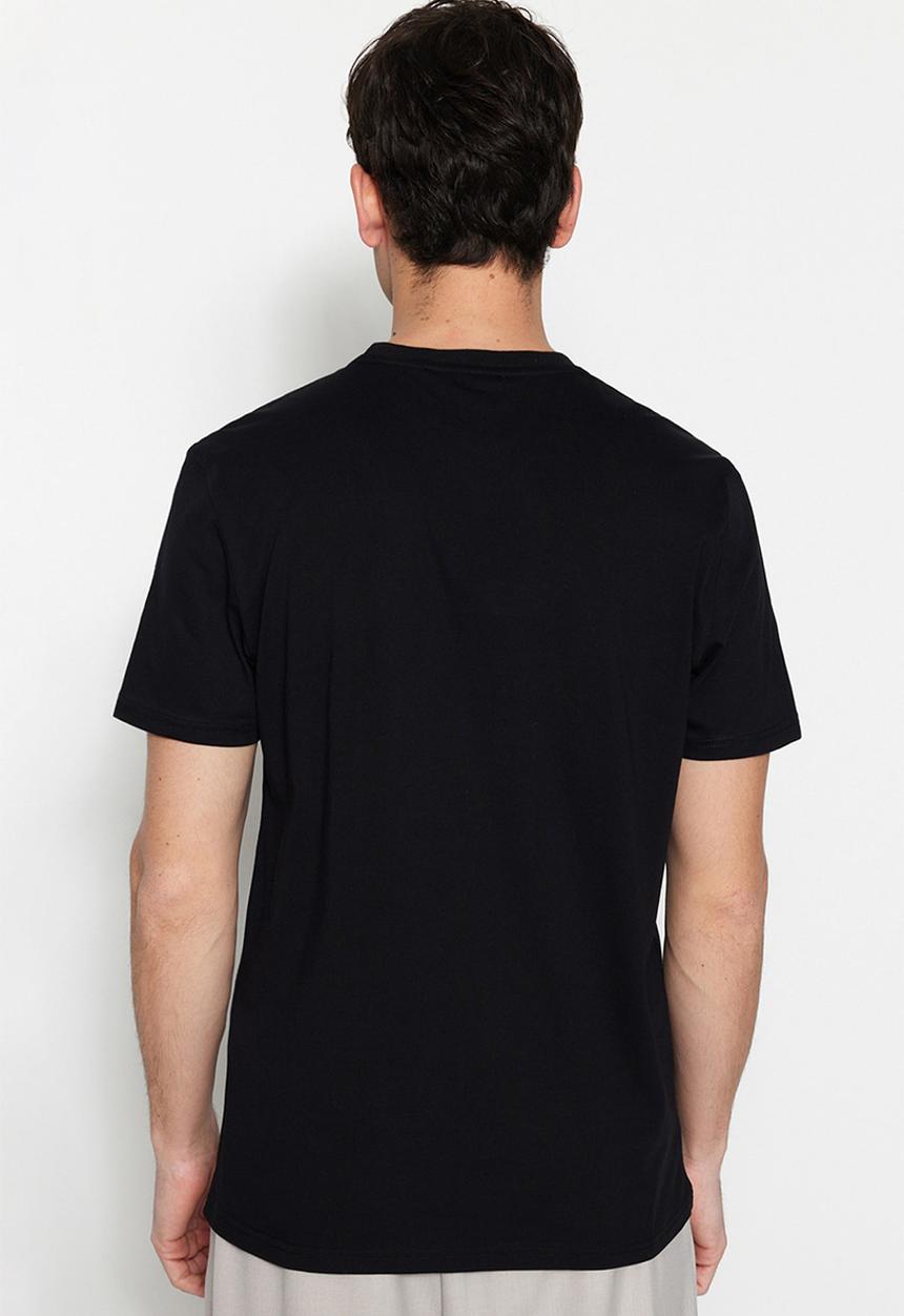 Trendyol - Boston logo T-shirt - black