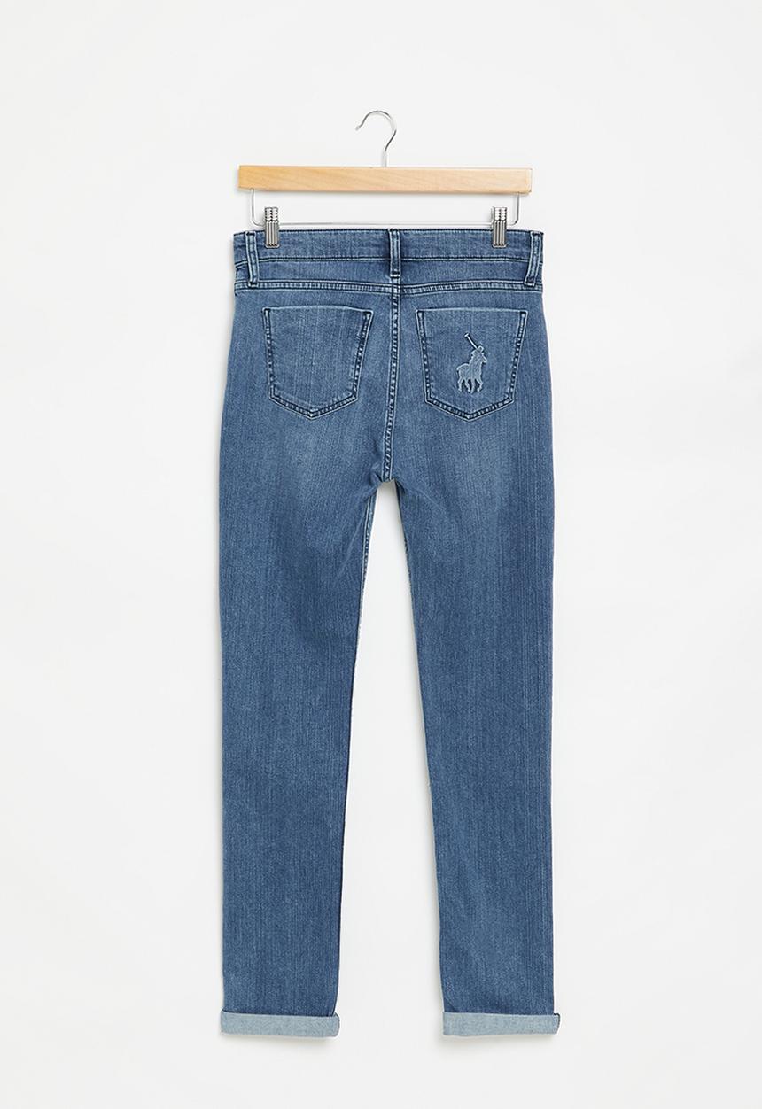 POLO - Boys pjc carson slim fit jean - medium wash