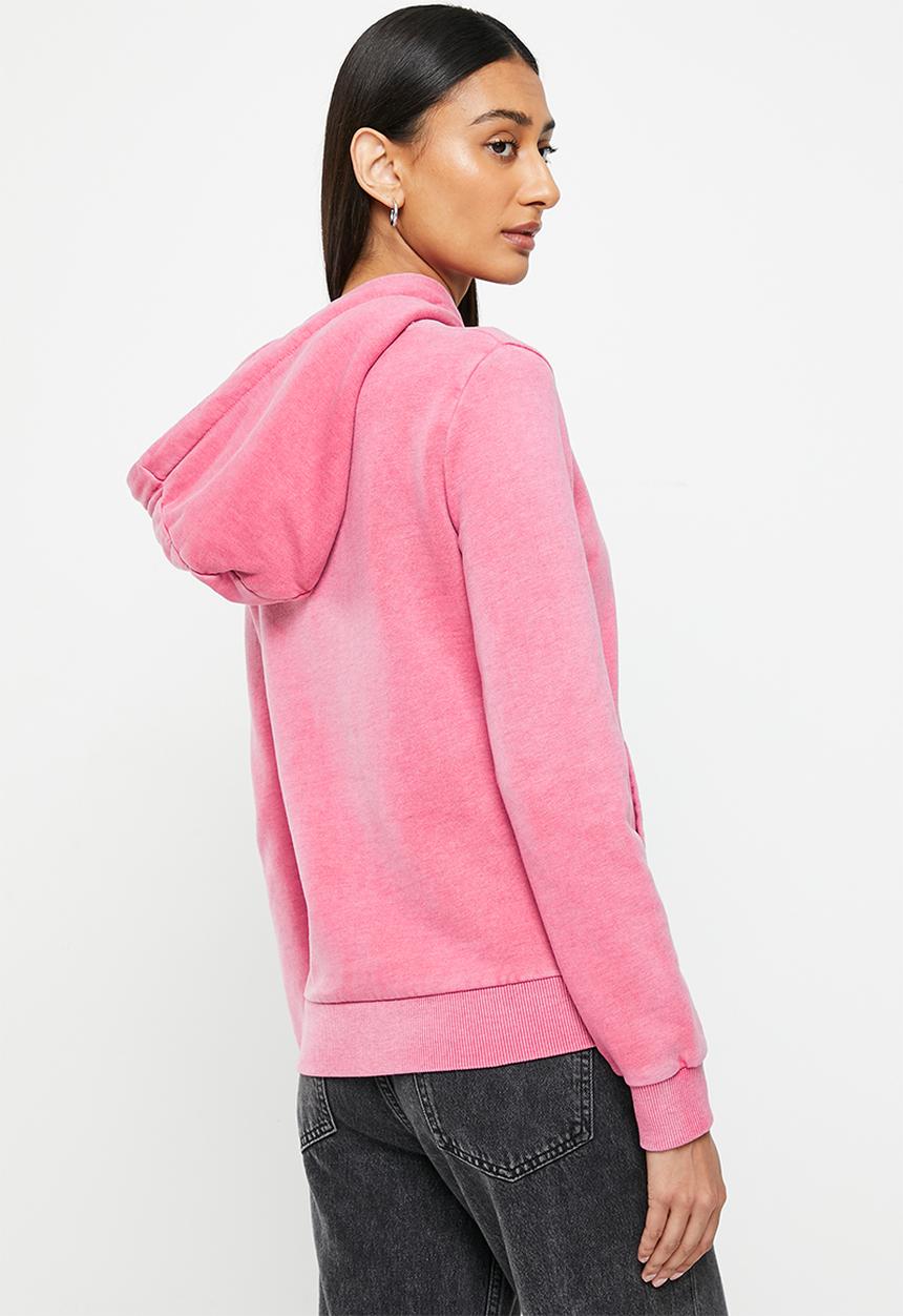 Superdry. - Vintage 90s terrain hood - raspberry sorbet
