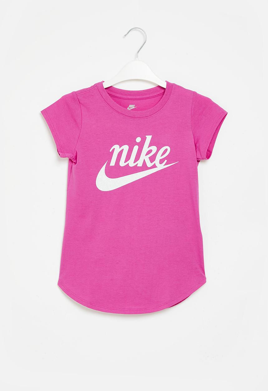Nike - Nkg script futura short sleeve tee - active fuchsia