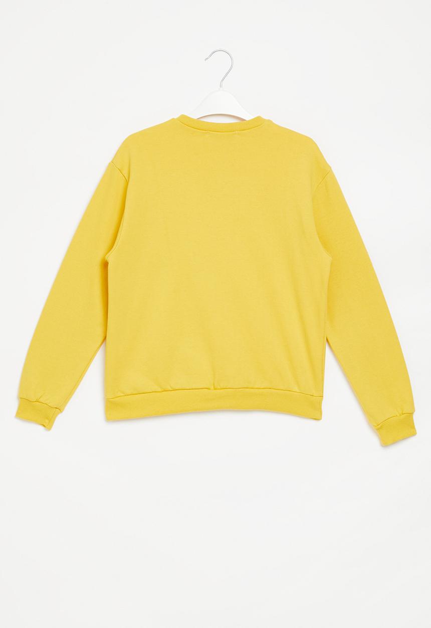 Superbalist - Girls graphic sweat top - mustard