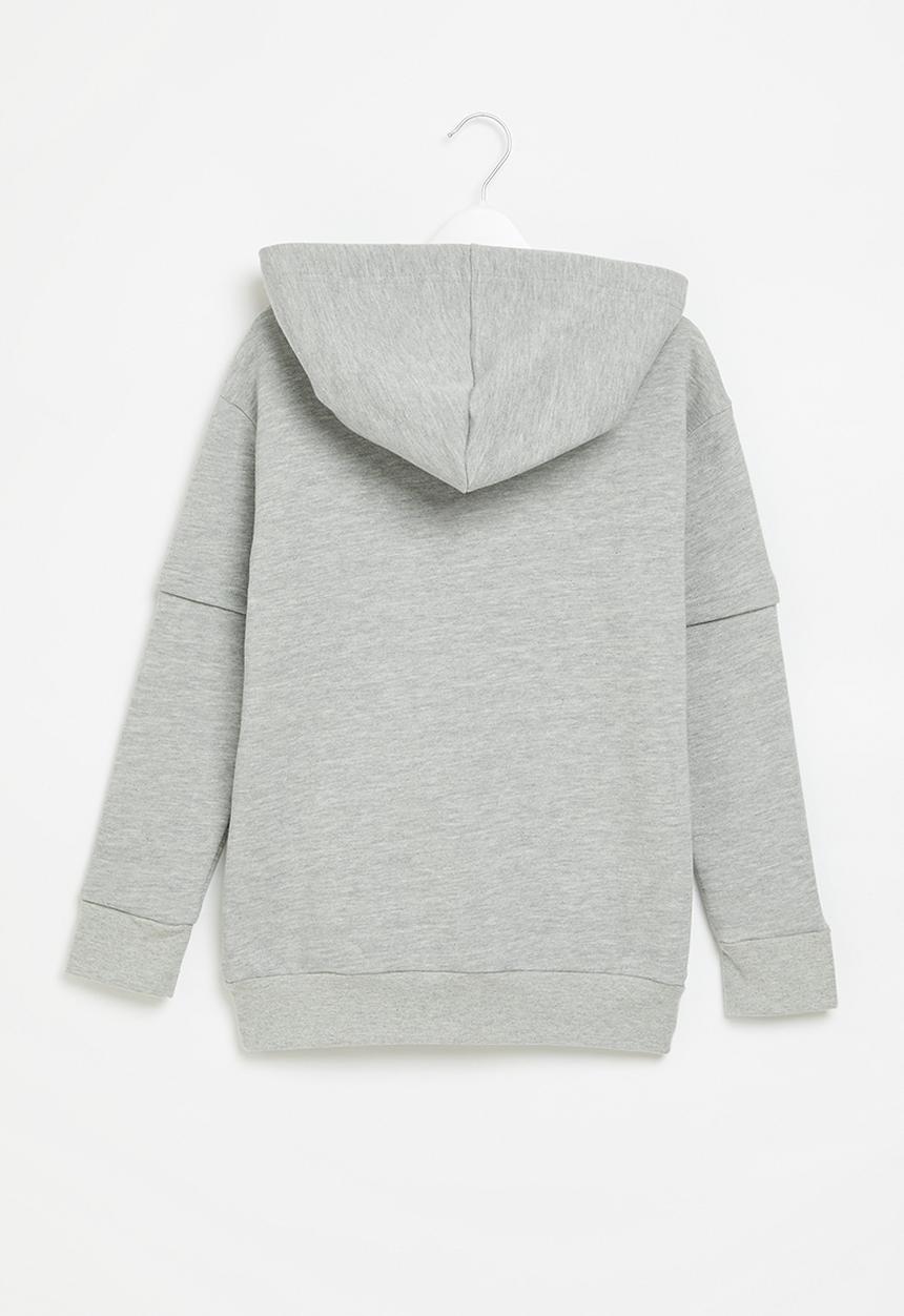 Superbalist - Sporty hoodie - grey melange 
