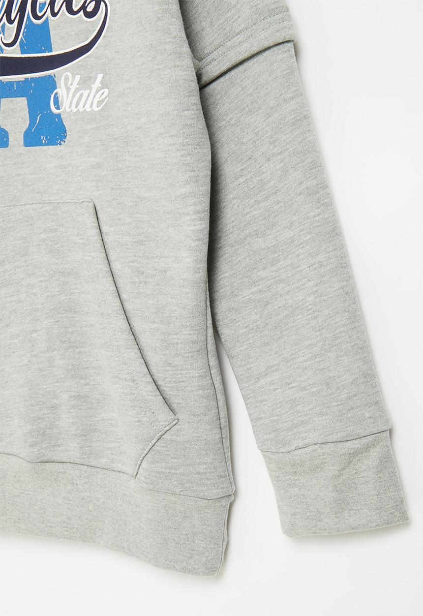 Superbalist - Sporty hoodie - grey melange 