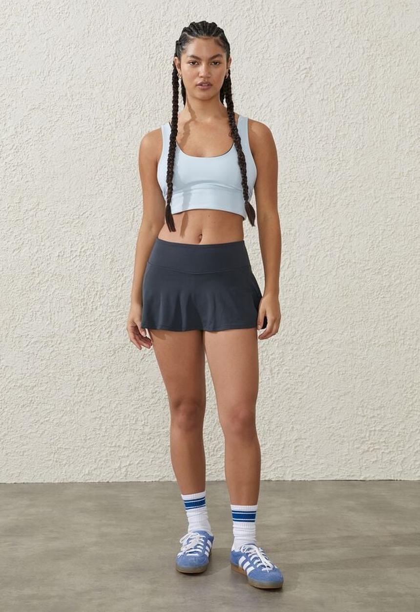 Cotton On - Ultra soft reversible tank - silky blue/element blue