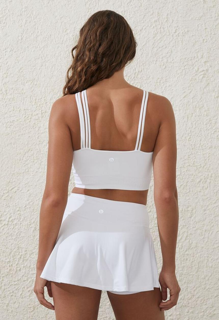 Cotton On - Ultra soft move skirt - white