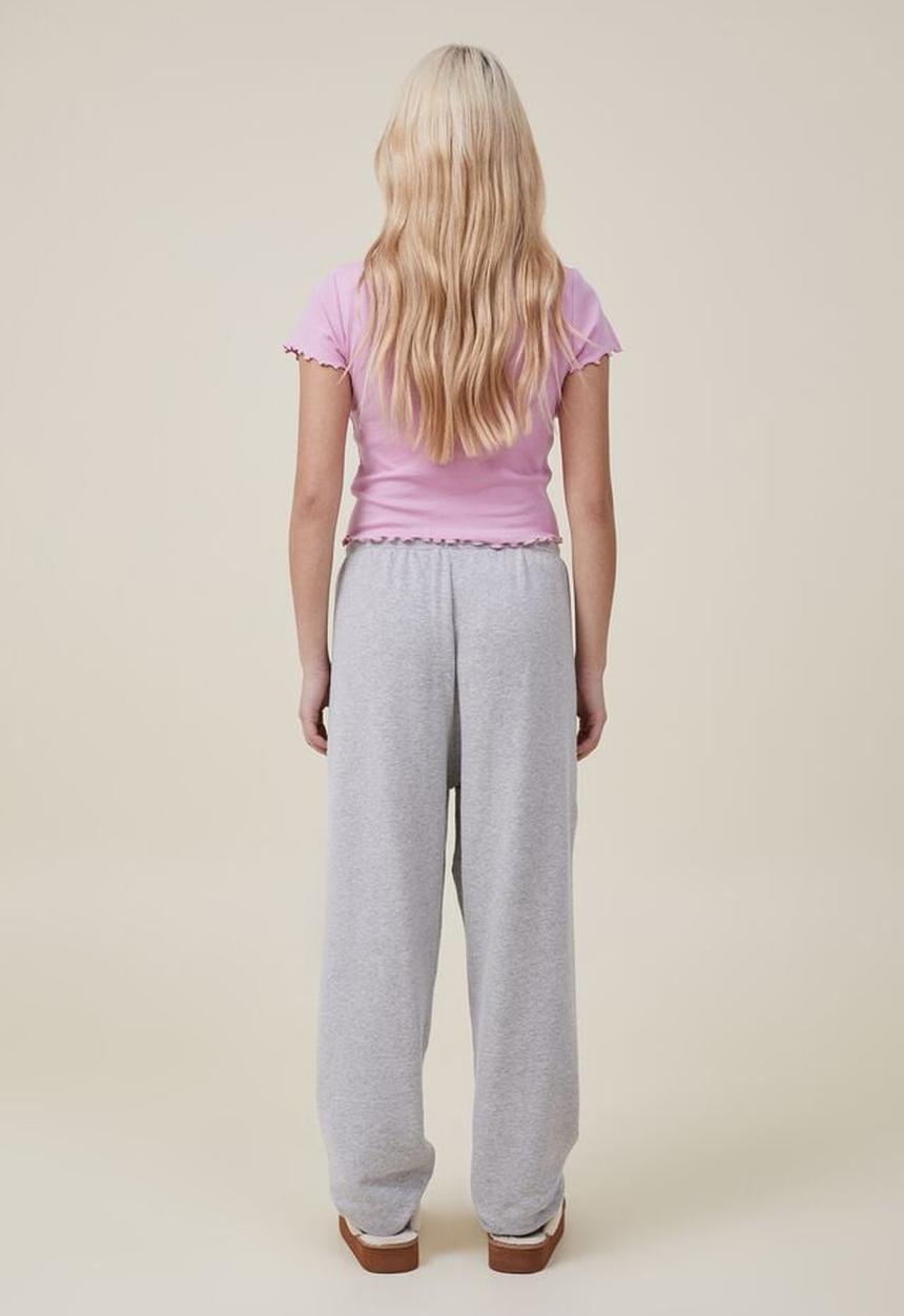 Cotton On - Fleece lounge trackpant - grey marle