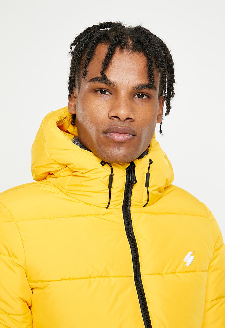 Superdry. - Hooded sports puffer - volt