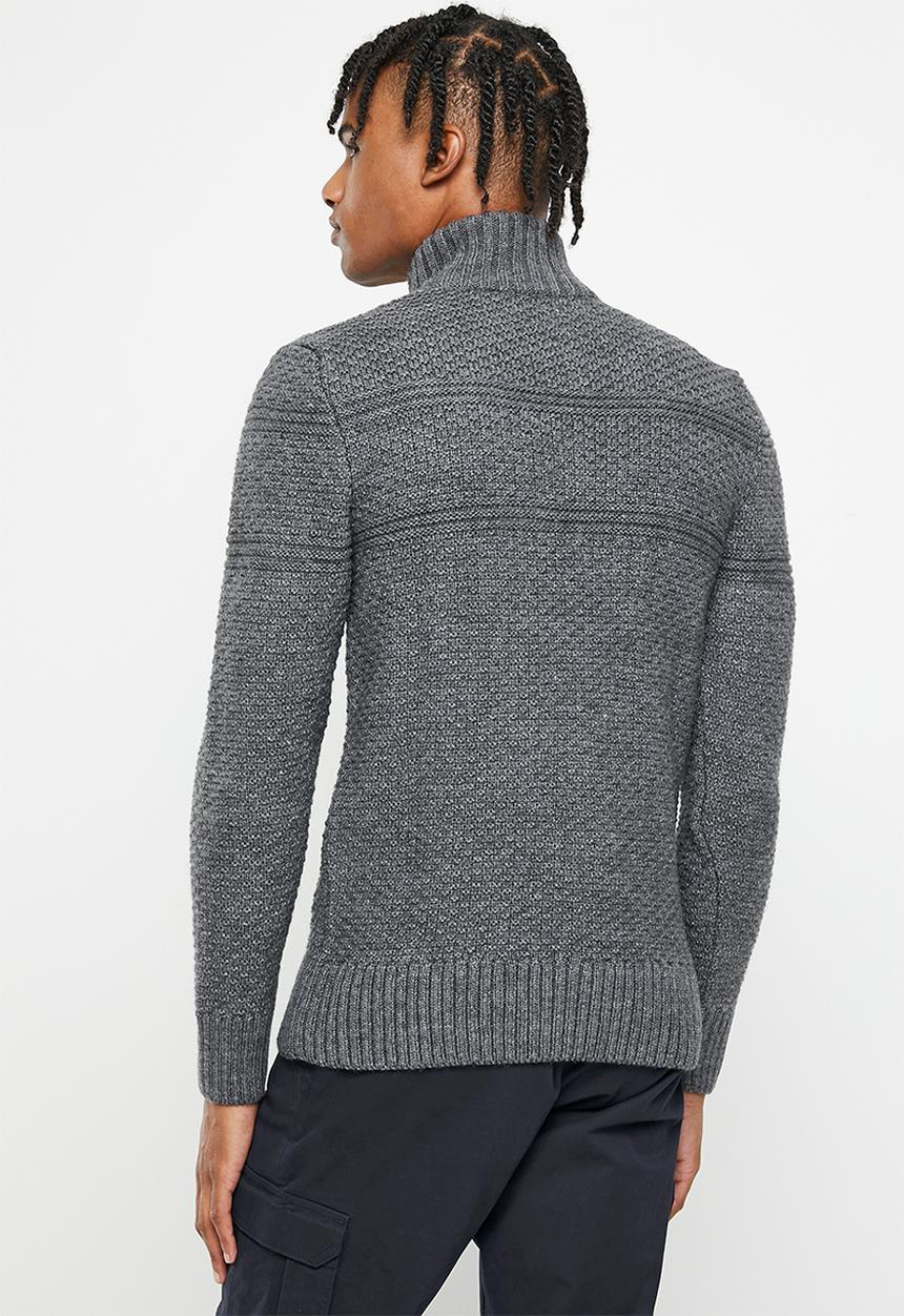 Superdry. - Jacob henley - zinc marl