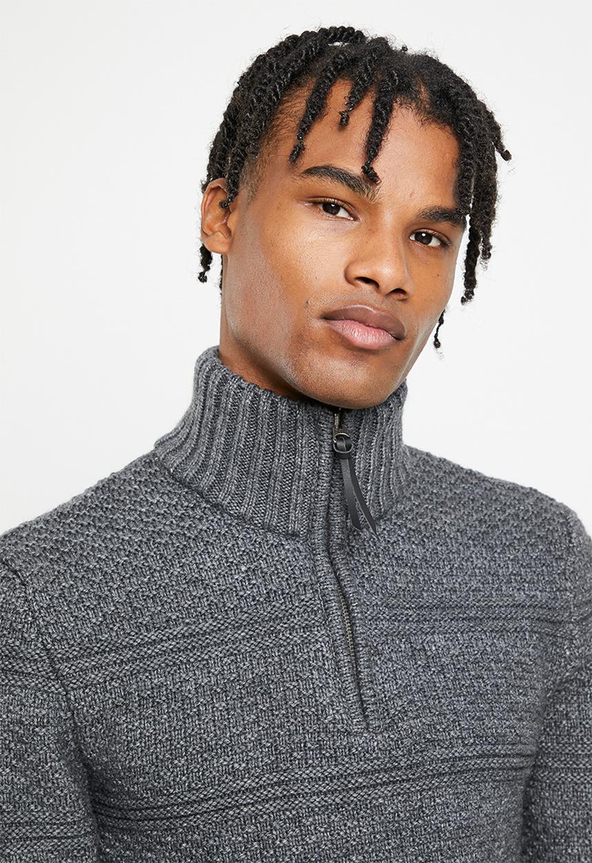 Superdry. - Jacob henley - zinc marl